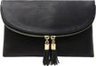 solene wu075 black women's handbags & wallets via crossbody bags logo