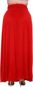 img 3 attached to Allegrace Womens Shirring Pleated Pockets Women's Clothing at Skirts