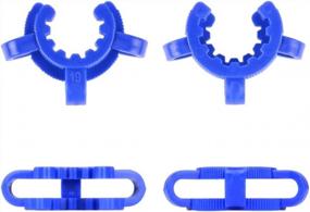 img 1 attached to 10Pcs 19Mm StonyLab Keck Clamp #19 Lab Joint Glass Standard Conical Interface Clip - Blue