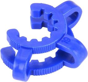 img 2 attached to 10Pcs 19Mm StonyLab Keck Clamp #19 Lab Joint Glass Standard Conical Interface Clip - Blue