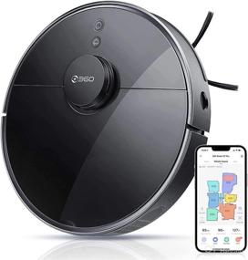 img 4 attached to 🤖 360 S7 Pro Robot Vacuum and Mop with LiDAR Mapping, 2650 Pa Suction Power, No-Go Zones, Selective Room Cleaning, Self Charge and Resume - Compatible with Alexa and Google Assistant