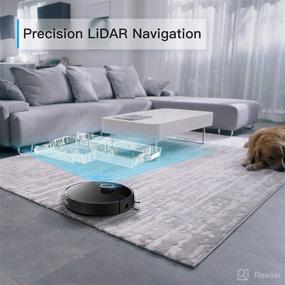 img 2 attached to 🤖 360 S7 Pro Robot Vacuum and Mop with LiDAR Mapping, 2650 Pa Suction Power, No-Go Zones, Selective Room Cleaning, Self Charge and Resume - Compatible with Alexa and Google Assistant