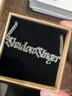 img 1 attached to Personalize Your Style with 💍 CLY Jewelry's Sterling Silver Custom Name Pendant review by Oscar Colangelo