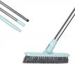 landhope tile grout brush: reach hard-to-clean areas with a 9.06in wide, 50in long handle rotatable scrubber! logo