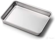 🔥 premium 360 stainless steel baking pan, 9x13 - handcrafted in the usa, 5 ply bakeware for perfect roasting логотип