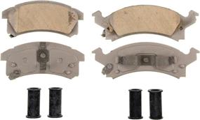 img 4 attached to 🚗 Wagner ThermoQuiet QC673 Ceramic Disc Brake Pad Set: Superior Performance for Your Vehicle