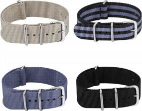 img 3 attached to Nylon Replacement Watch Bands: Upgrade Your Style with Straps that Stand Out