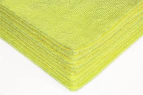 img 2 attached to 🧼 Eurow Microfiber Ultrasonic Cut Cleaning and Drying Towels - 12-Pack, 16x16 Inches, 300 GSM