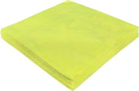 img 3 attached to 🧼 Eurow Microfiber Ultrasonic Cut Cleaning and Drying Towels - 12-Pack, 16x16 Inches, 300 GSM