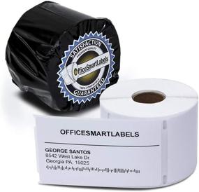 img 4 attached to Efficient Shipping Labels: OfficeSmartLabels - 12 Rolls Of 300 Compatible With 30256 - 2-5/16" X 4