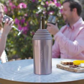 img 2 attached to Rose Gold Toadfish Wine Chiller - Keep Your Drinks Cool In Style!