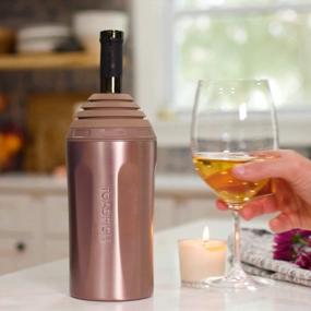 img 1 attached to Rose Gold Toadfish Wine Chiller - Keep Your Drinks Cool In Style!