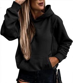 img 4 attached to Stay Stylish & Comfy With Asvivid Women'S Casual Hoodies - Lightweight & Pocketed