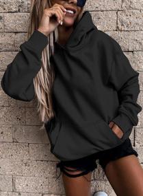 img 3 attached to Stay Stylish & Comfy With Asvivid Women'S Casual Hoodies - Lightweight & Pocketed