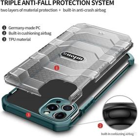 img 1 attached to Wlons IPhone11Pro Shockproof Protective Protection