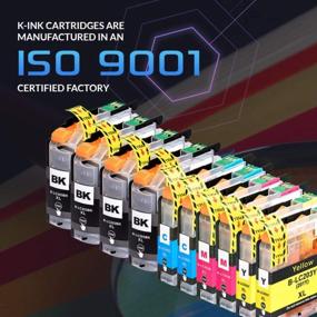 img 1 attached to K-Ink Replacement Cartridges for Brother LC203 LC 203XL 201XL LC201 (10 Pack - 4 Black, 2 Cyan, 2 Magenta, 2 Yellow) - Enhanced SEO