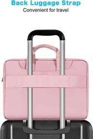 img 1 attached to Ultimate Protection For MacBook Pro 16 & 15: MOSISO 360 Shoulder Bag With Matching Sleeve In Gorgeous Pink