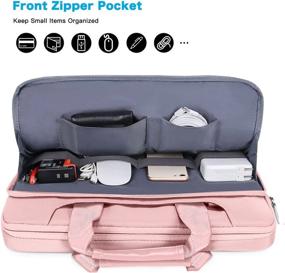 img 2 attached to Ultimate Protection For MacBook Pro 16 & 15: MOSISO 360 Shoulder Bag With Matching Sleeve In Gorgeous Pink