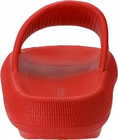 img 2 attached to Women & Men'S Joomra Pillow Slippers: Non-Slip, Quick Drying Shower Sandals With Ultra Cushion Thick Sole.