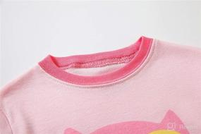 img 1 attached to 100% Cotton Family Feeling Giraffe Short Pajamas for Little Girls - Stylish and Comfy Clothes