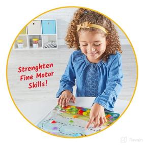 img 3 attached to 🧩 hand2mind Colors and Shapes Sensory Pad: Fine Motor Skills Toys for 3 Year Olds, Sensory Play Toys for Occupational Therapy, Calming Toys for Kids, Shape Sorting Toy for Calm Down Corner