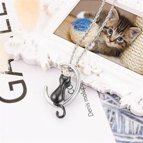 img 2 attached to XIUDA Necklace Cremation Memorial Jewelry Cats