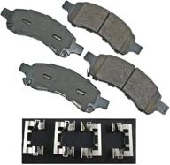 🔥 akebono-act1169a brake pad set: reliable performance for optimum braking efficiency логотип