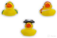 🦆 windy city novelties - 50 pack - 2 inch mini pirate rubber duckies with assorted designs - ideal for bath toys, baby showers, pirate themed parties, party favors, and party supplies логотип