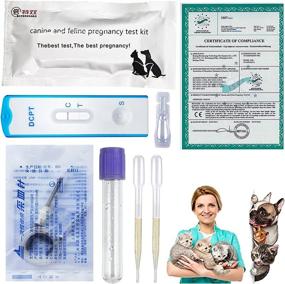 img 4 attached to 🐾 Fast & Accurate Pet Dog Pregnancy Test Kit - Includes All Required Accessories for Veterinary Clinics - Disposable, Suitable for Dog & Cat - Pet Clinic Equipment (2pcs)