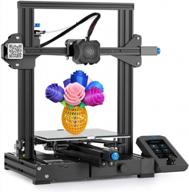 advanced 3d printer with silent mainboard, easy filament feed-in, improved ui, xy-axis tensioner, resume printing, high precision, and stability - creality ender 3 v2 upgrade, 220×220×250mm capacity logo