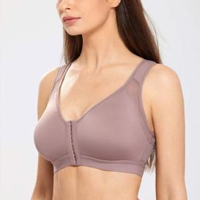 img 3 attached to Revolutionize Your Support And Posture With DELIMIRA Women'S Front Closure Wire-Free Bra
