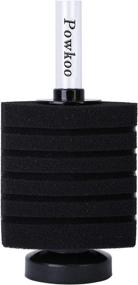 img 4 attached to Enhance Aquatic Filtration with Powkoo Sponge Filter - The Ideal Corner Filter for Aquariums