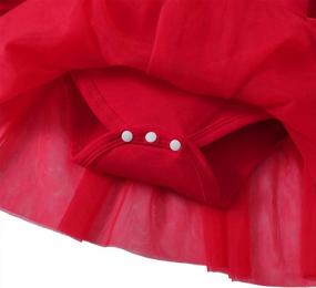 img 3 attached to Adorable Baby Girl Romper Dress With Tutu And Ruffle Sleeves - Perfect For Fall!