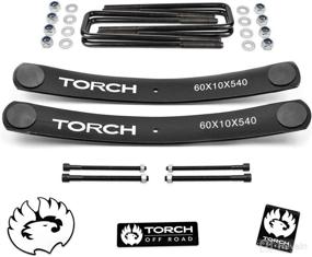 img 4 attached to 🔥 TORCH 1.5&#34;-2&#34; Rear Add A Leaf Lift Kit for Toyota Tacoma 1995-2022 2WD 4WD TRD SR5 - 6 Lug Wheel Bolt Pattern