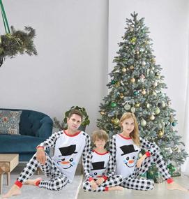 img 2 attached to Устройтесь поудобнее в это Рождество с пижамой Shelry'S Matching Family Deer Pajama — рождественской пижамой для женщин, мужчин и детей в клетчатой ​​пижаме!