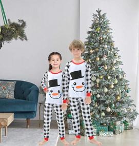 img 1 attached to Устройтесь поудобнее в это Рождество с пижамой Shelry'S Matching Family Deer Pajama — рождественской пижамой для женщин, мужчин и детей в клетчатой ​​пижаме!