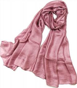 img 3 attached to Elevate Your Style With Shanlin'S Luxurious Solid Color Silk Scarves