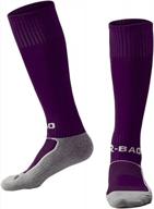4-13 years kids soccer socks 5 pack/1 pack knee high tube pressure football socks with towel bottom logo