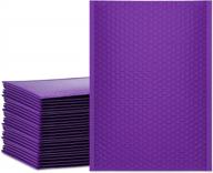 ucgou bubble mailers 9.5x14.5 inch purple 25 pack: waterproof boutique shipping bags for clothes logo