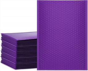 img 4 attached to UCGOU Bubble Mailers 9.5X14.5 Inch Purple 25 Pack: Waterproof Boutique Shipping Bags For Clothes
