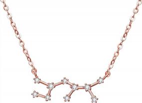 img 4 attached to Stunning BriLove Zodiac Constellation Necklace: Perfect Gift For Women On Valentine'S Day