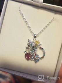 img 5 attached to Cat Necklace, Dog Jewelry for Women 🐱 and Girls - Perfect Cat Lover's Birthday Gift