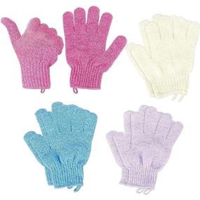 img 1 attached to 🧤 Revitalize Your Skin with Pair Exfoliating Gloves: The Ultimate Scrubbing Exfoliator