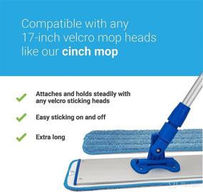 img 2 attached to 3Pack Cinch Mop Replacement Heads: Microfiber Mops for Efficient Floor Cleaning