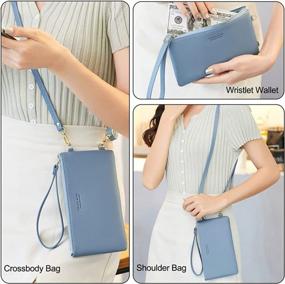 img 3 attached to Chic & Practical: Aeeque Touchscreen Crossbody Cell Phone Purse Bag For Trendy Women