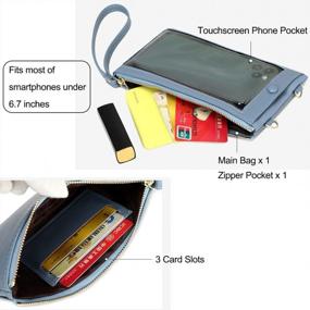 img 2 attached to Chic & Practical: Aeeque Touchscreen Crossbody Cell Phone Purse Bag For Trendy Women