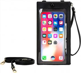 img 4 attached to Chic & Practical: Aeeque Touchscreen Crossbody Cell Phone Purse Bag For Trendy Women