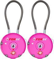 forge approved accessories combination body cable travel accessories : luggage locks logo