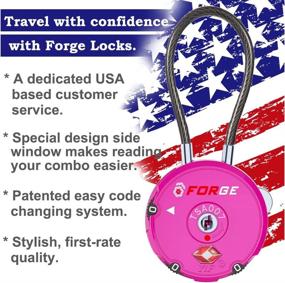 img 2 attached to Forge Approved Accessories Combination Body Cable Travel Accessories : Luggage Locks
