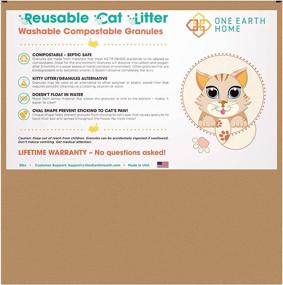 img 1 attached to 🐱 Washable Granules Refills for Cat Litter Box: Cat Genie Compatible, Compostable & Flushable – 5lbs Package